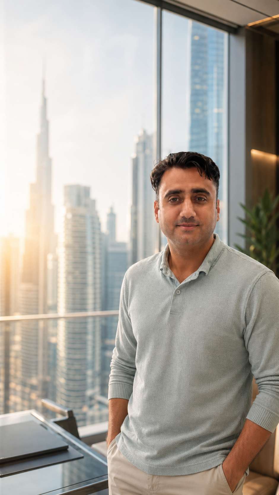 Dubai real estate advisor portrait